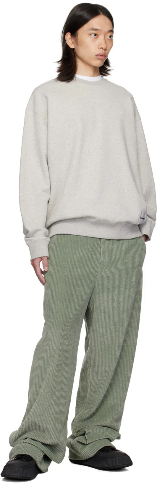 JIL SANDER Men's Basic T-shirt In White