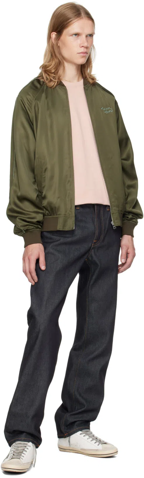 NUDIE JEANS Gritty Jackson Organic-cotton Straight-leg Jeans In Navy