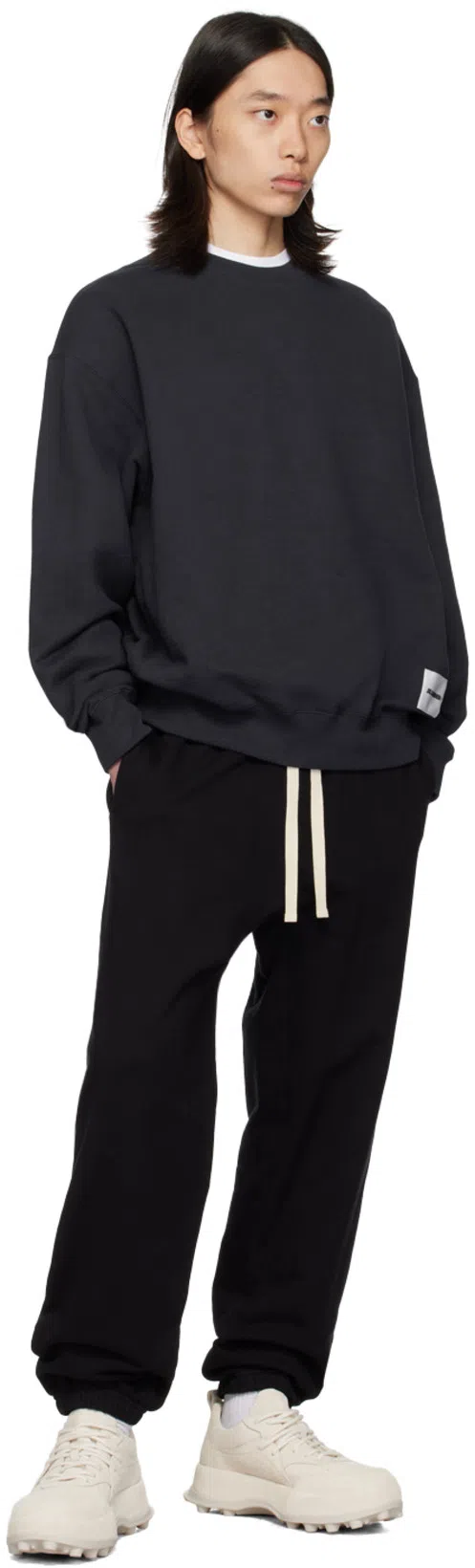 JIL SANDER Men's Basic T-shirt In White