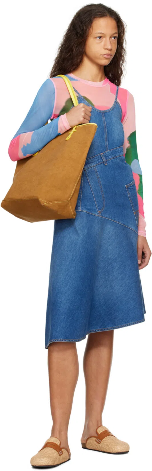 JW ANDERSON Blue Cotton Clothing Dresses