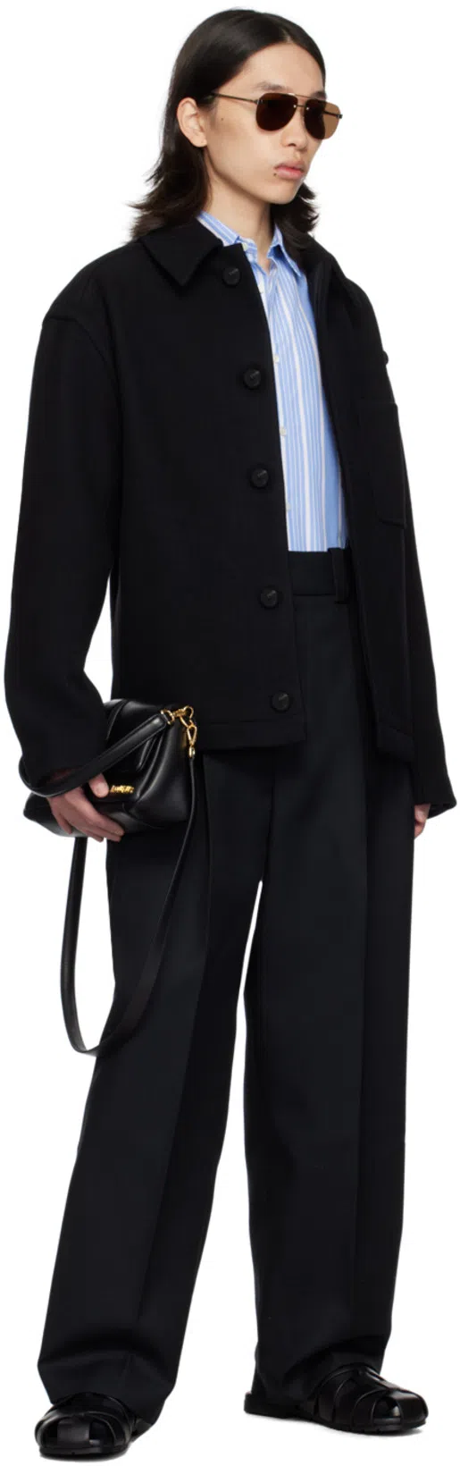 JACQUEMUS Men's La Chemise Simon In Blue