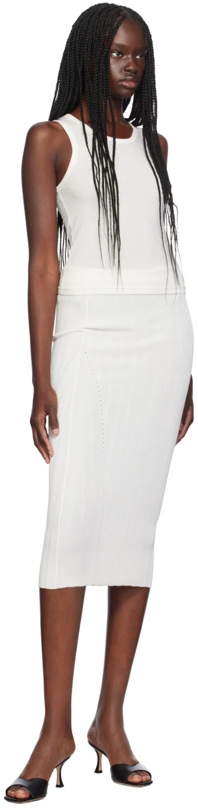 JACQUEMUS Off-white Les Classiques 'la Jupe Pralu' Midi Skirt