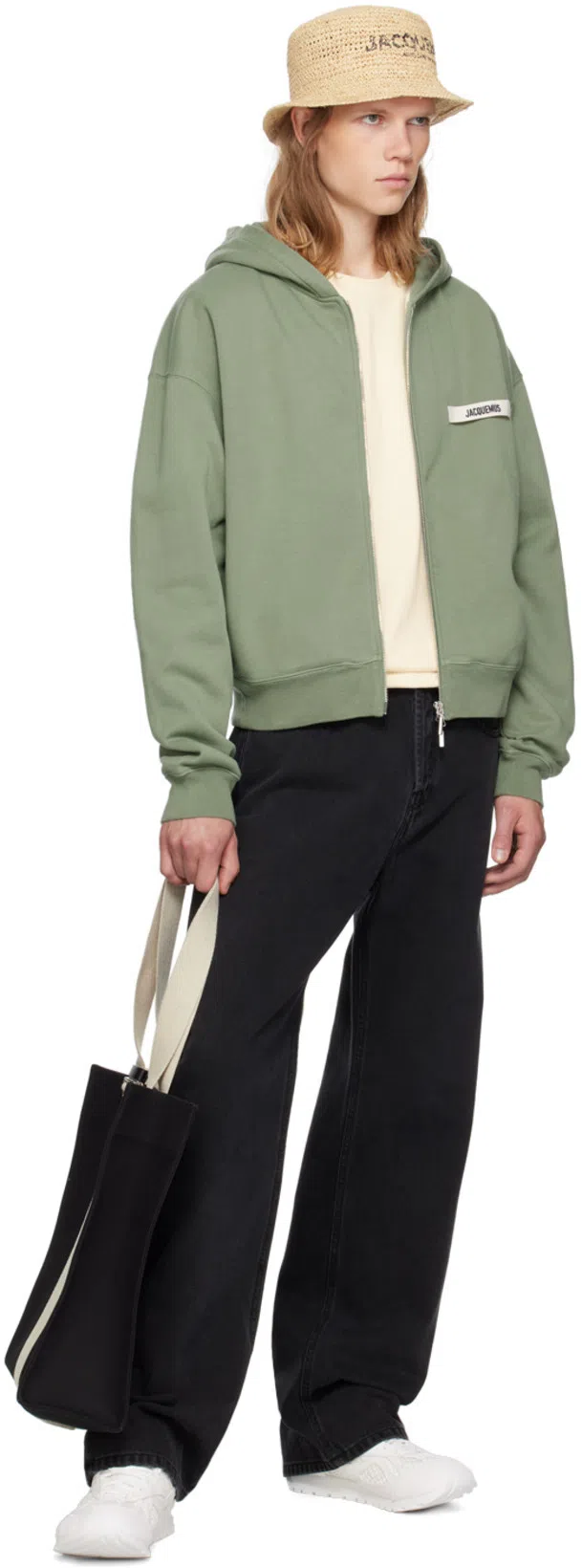 JACQUEMUS Le T-shirt Gros Grain Cotton T-shirt In Neutral