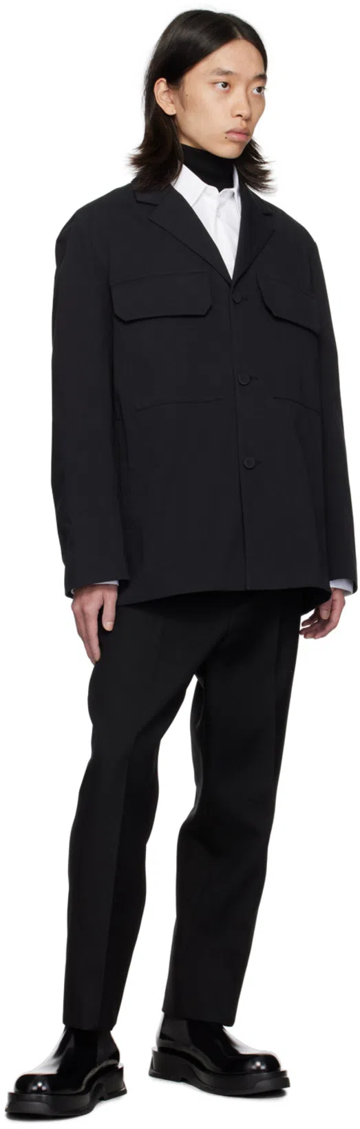 JIL SANDER Wool Shirt In Multicolor