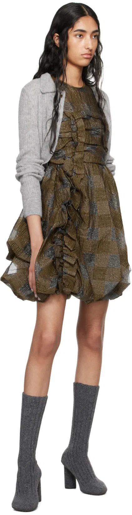 BOTTEGA VENETA Women Atomic Knitted Wool Boots In Multicolor