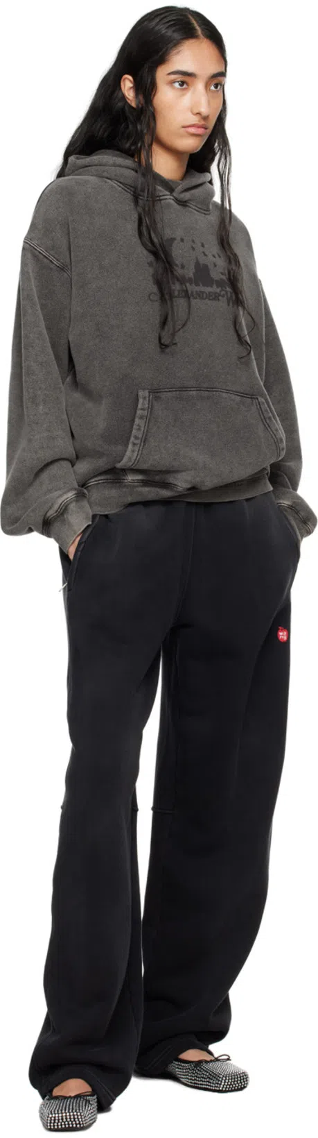 ALEXANDER WANG Satin Ballerinas With All-over Rhinestones In Animal Print