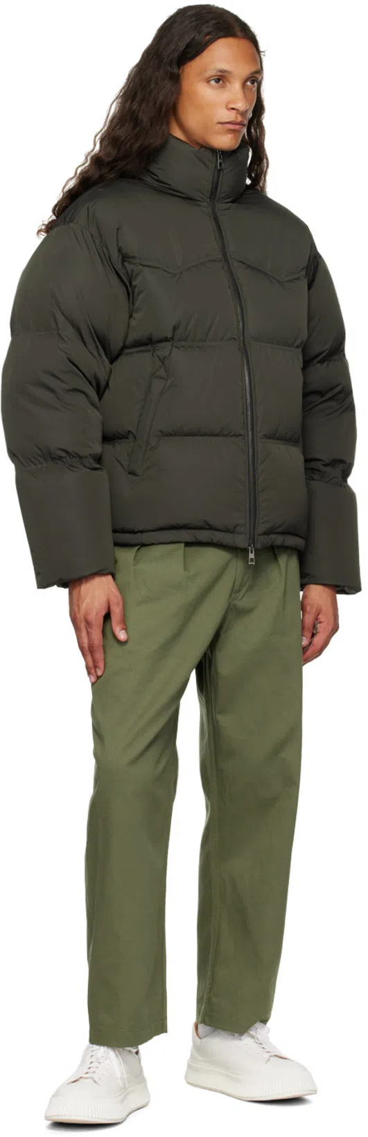 JIL SANDER White Low-top Platform Sneakers In 102 Neve