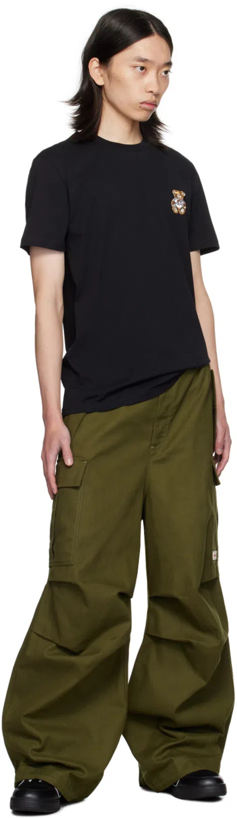 MARNI Wide-leg Cargo Pants In Green