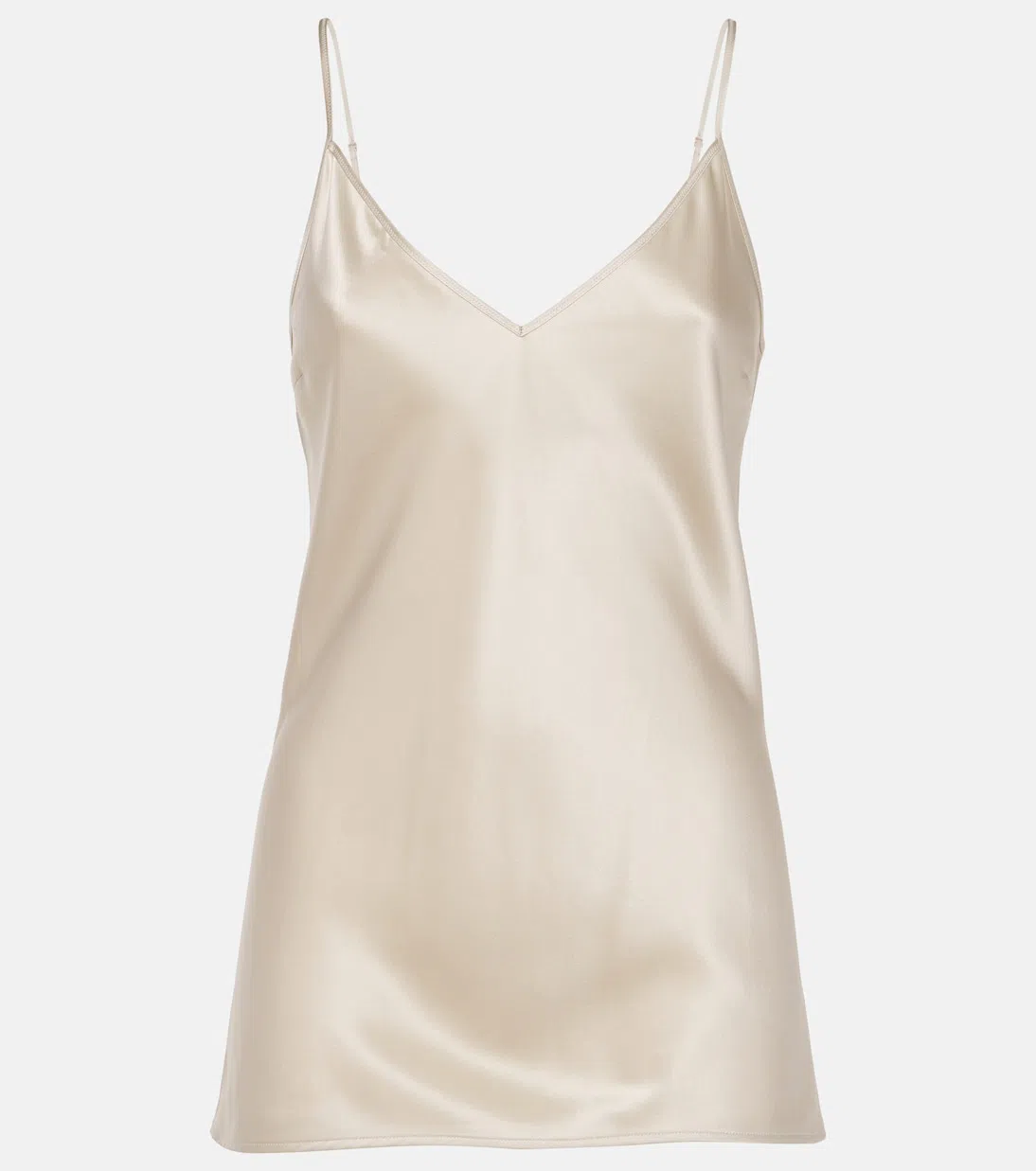 TOTÊME Minimalist Croc-embossed Patent Leather Ballerina Flats In Neutral