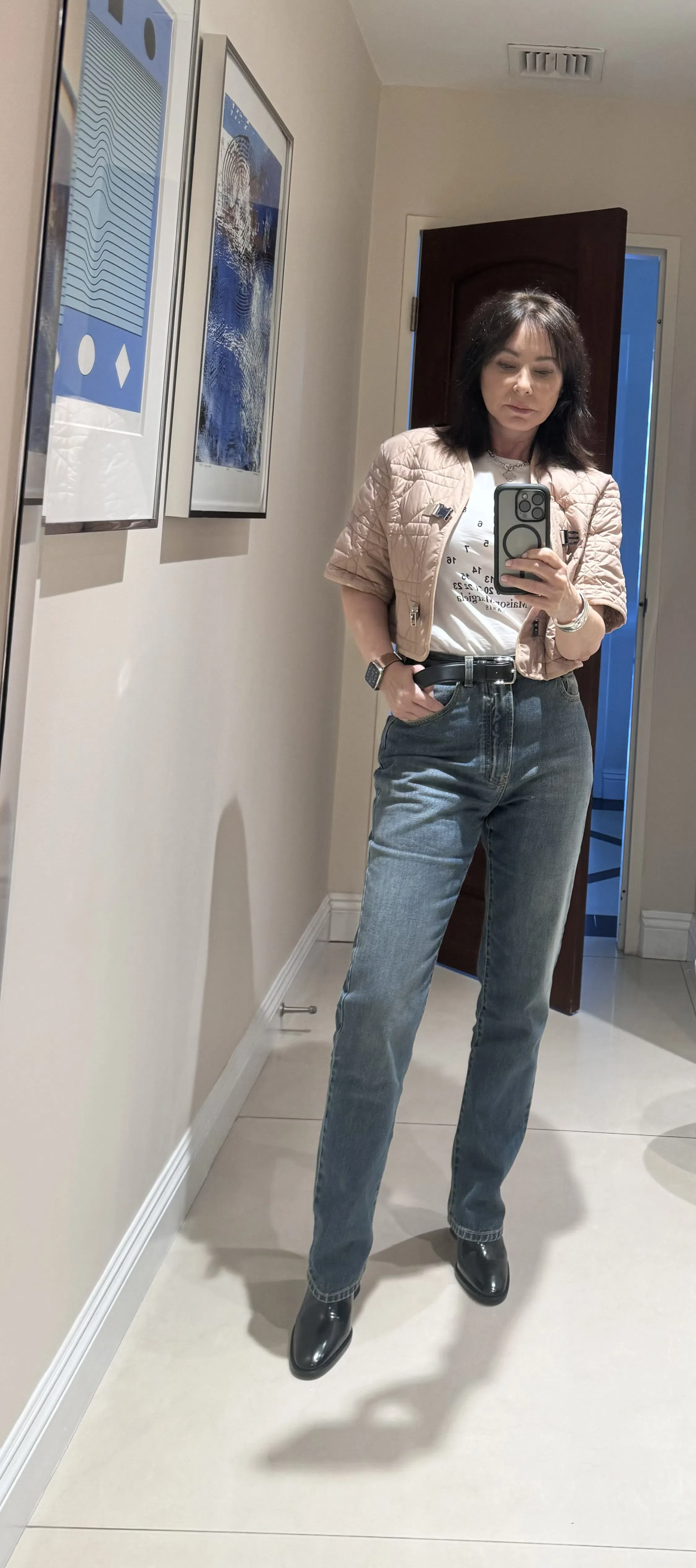 BALMAIN Bolero Jacket In Tweed In Multicolor