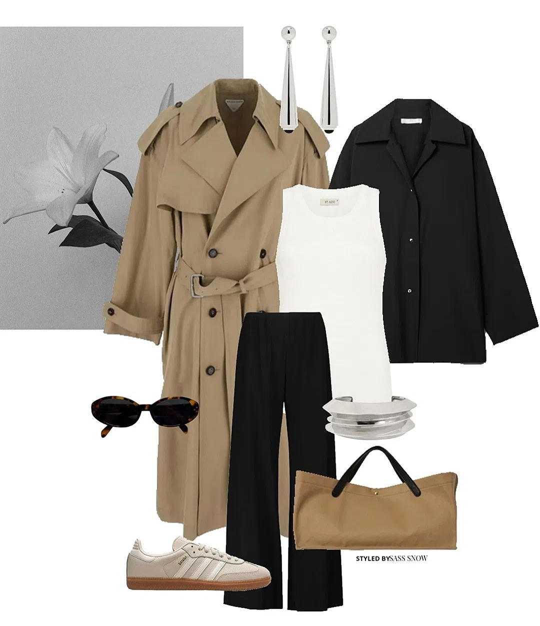 BOTTEGA VENETA Double Breasted Long Trench Coat In Beige O Tan