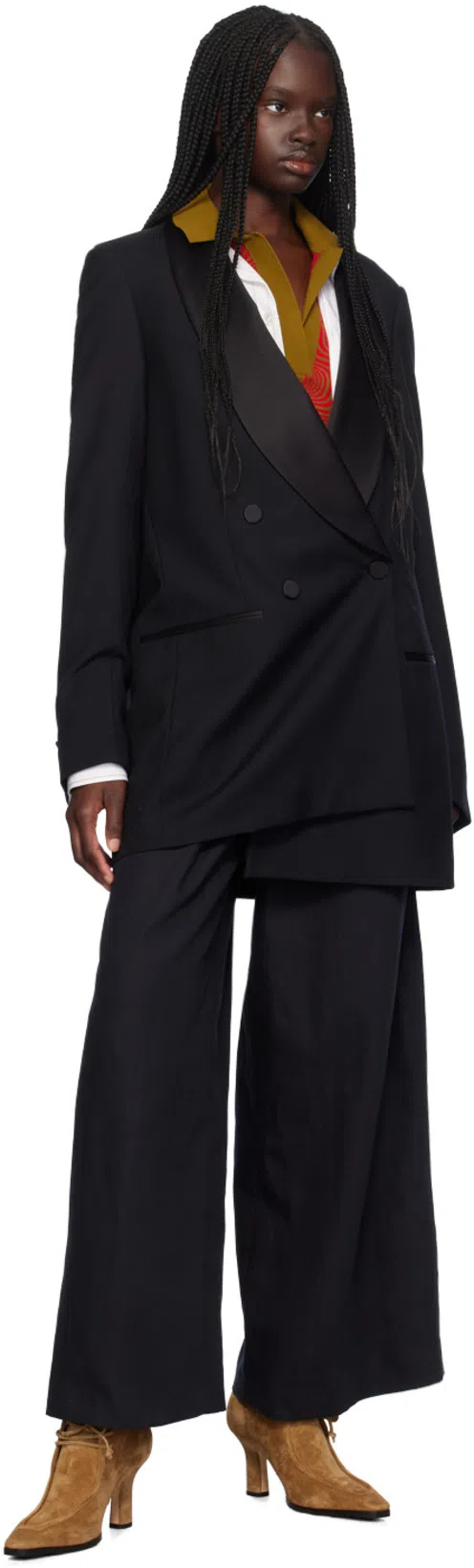 BOTTEGA VENETA Pinstripe Cotton Poplin Shirt In Beige