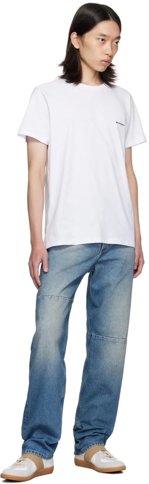 MAISON MARGIELA Replica Elastic Band Sneaker In White