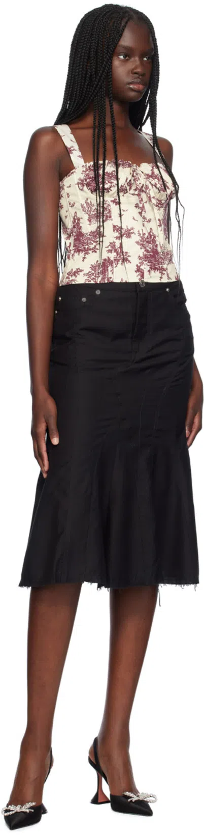 AMINA MUADDI Womens Black Rosie Crystal-embellished Leather Sling-back Courts