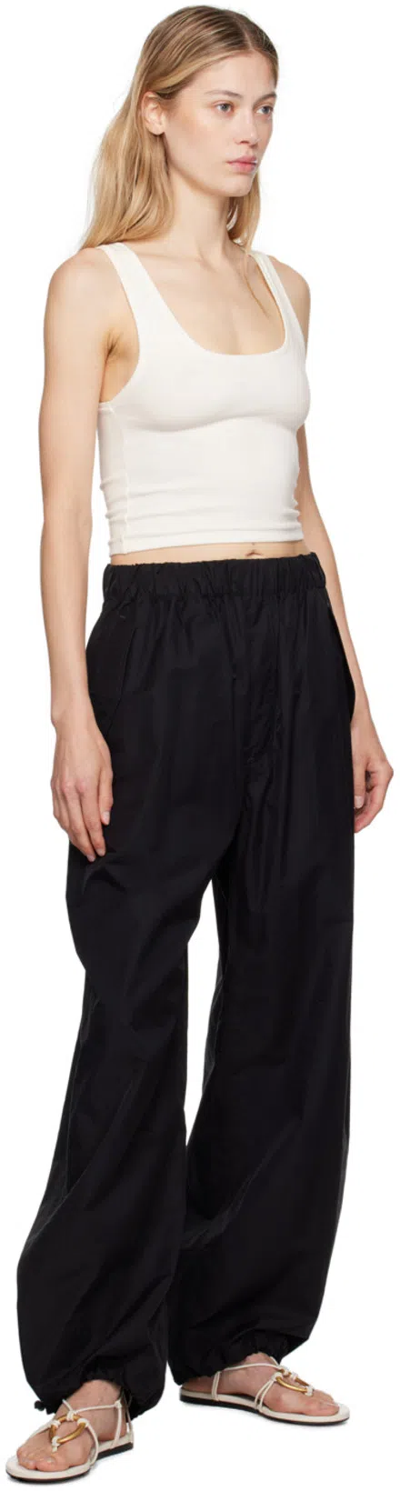 WARDROBE.NYC Off-white Crop Tank Top In Off White