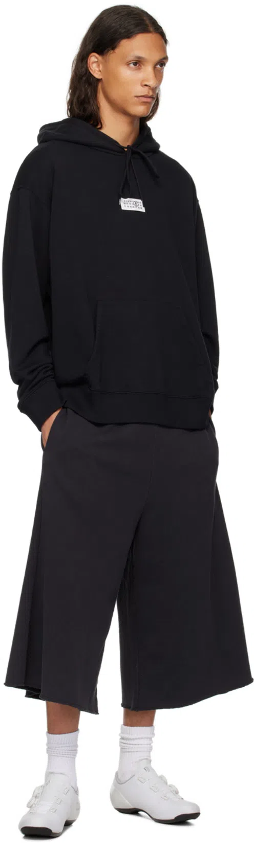 MM6 MAISON MARGIELA Relaxed Fit Crew Neck Sweatshirt With Ribbed Detailing In Multi