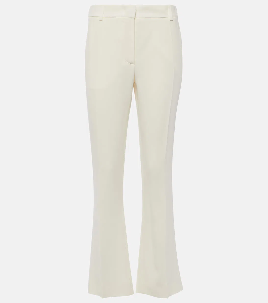 VALENTINO Cady Couture Flared Pants In Rot