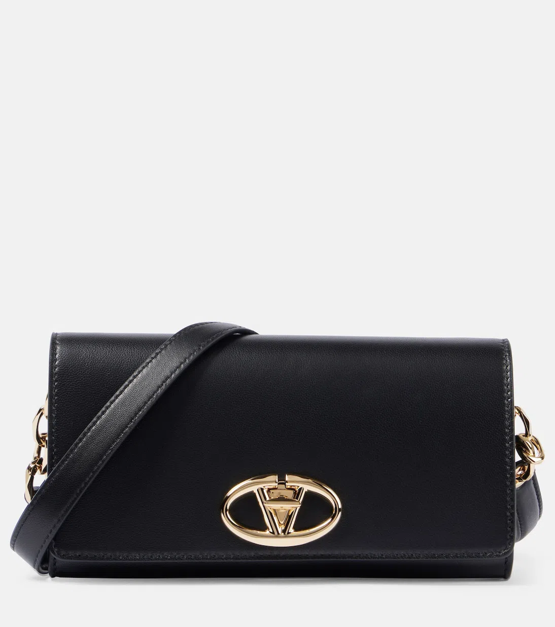 VALENTINO Wide- Leg Jeans In Medium Blue Denim