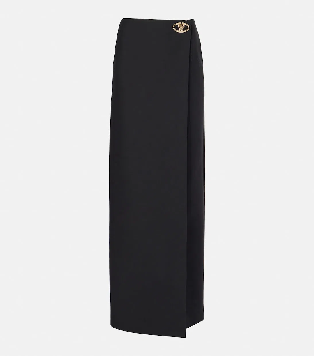 VALENTINO 'double Crepe Textured Cab In Blue