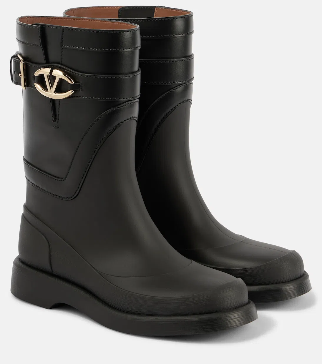 VALENTINO GARAVANI Rain Boots With Vlogo, The Bold Edition In Black