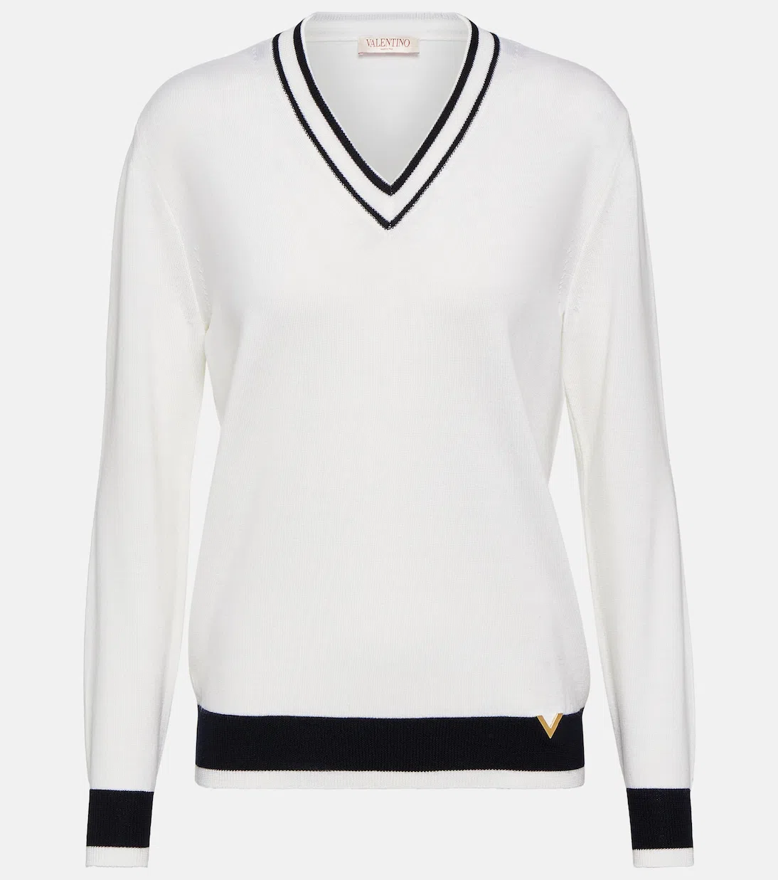 VALENTINO High-rise Tweed Shorts In Blue