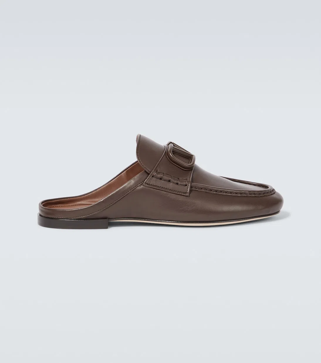 VALENTINO V Detail Denim Loose Jeans In Blue