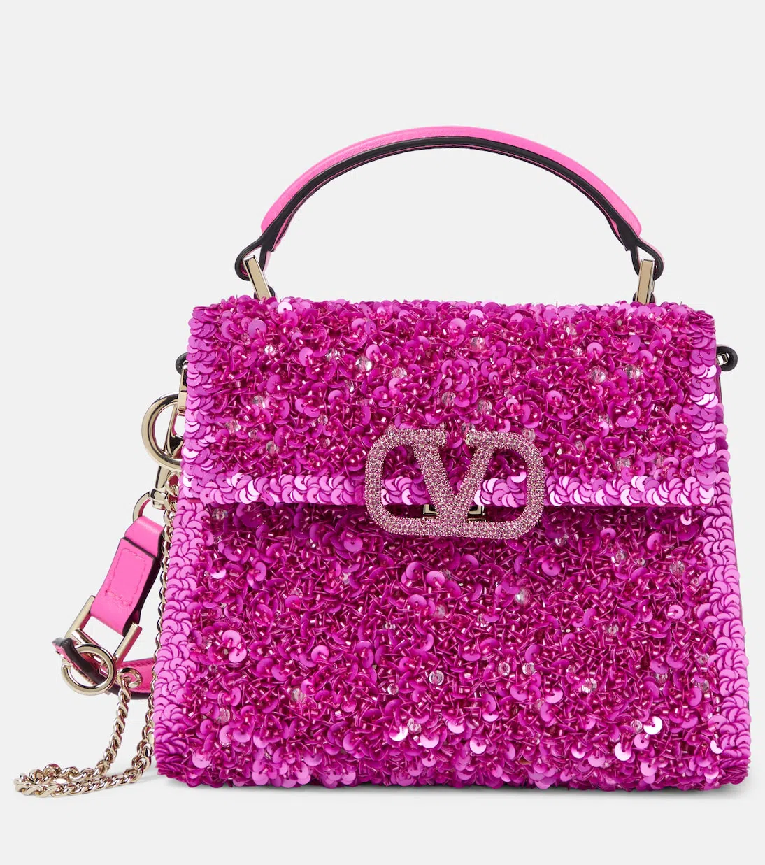 VALENTINO Oversized Double-breasted Wool And Silk-blend Crepe Blazer In Pink