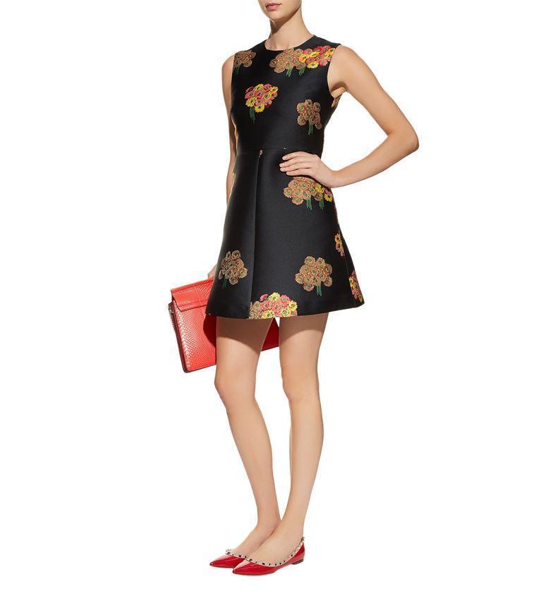 VALENTINO GARAVANI Rockstud Leather Flats In Red V