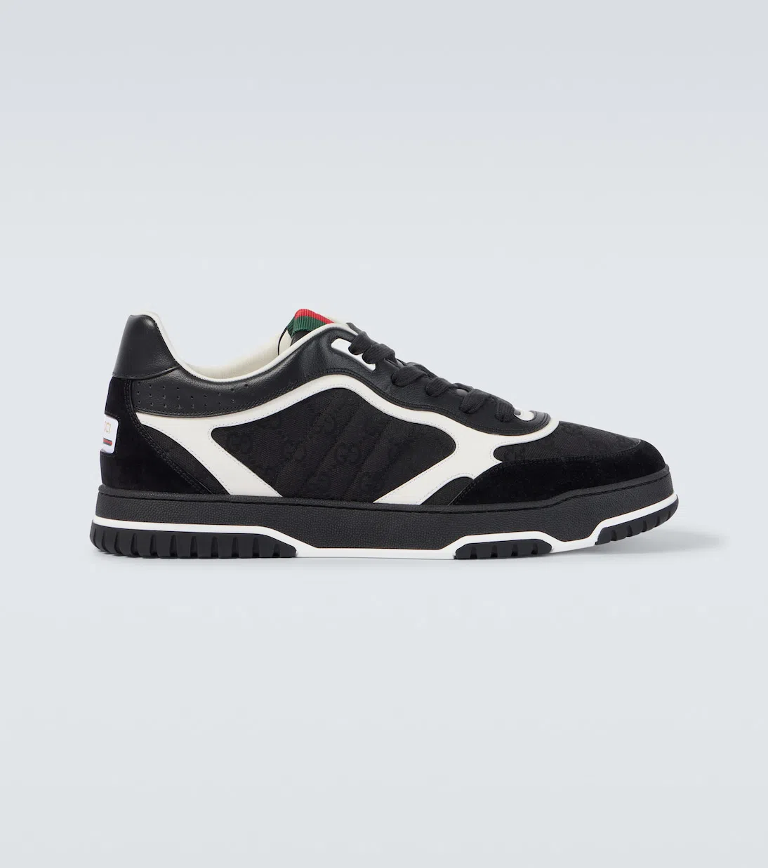 GUCCI Re-web Sneakers In Original Gg Fabric In Black
