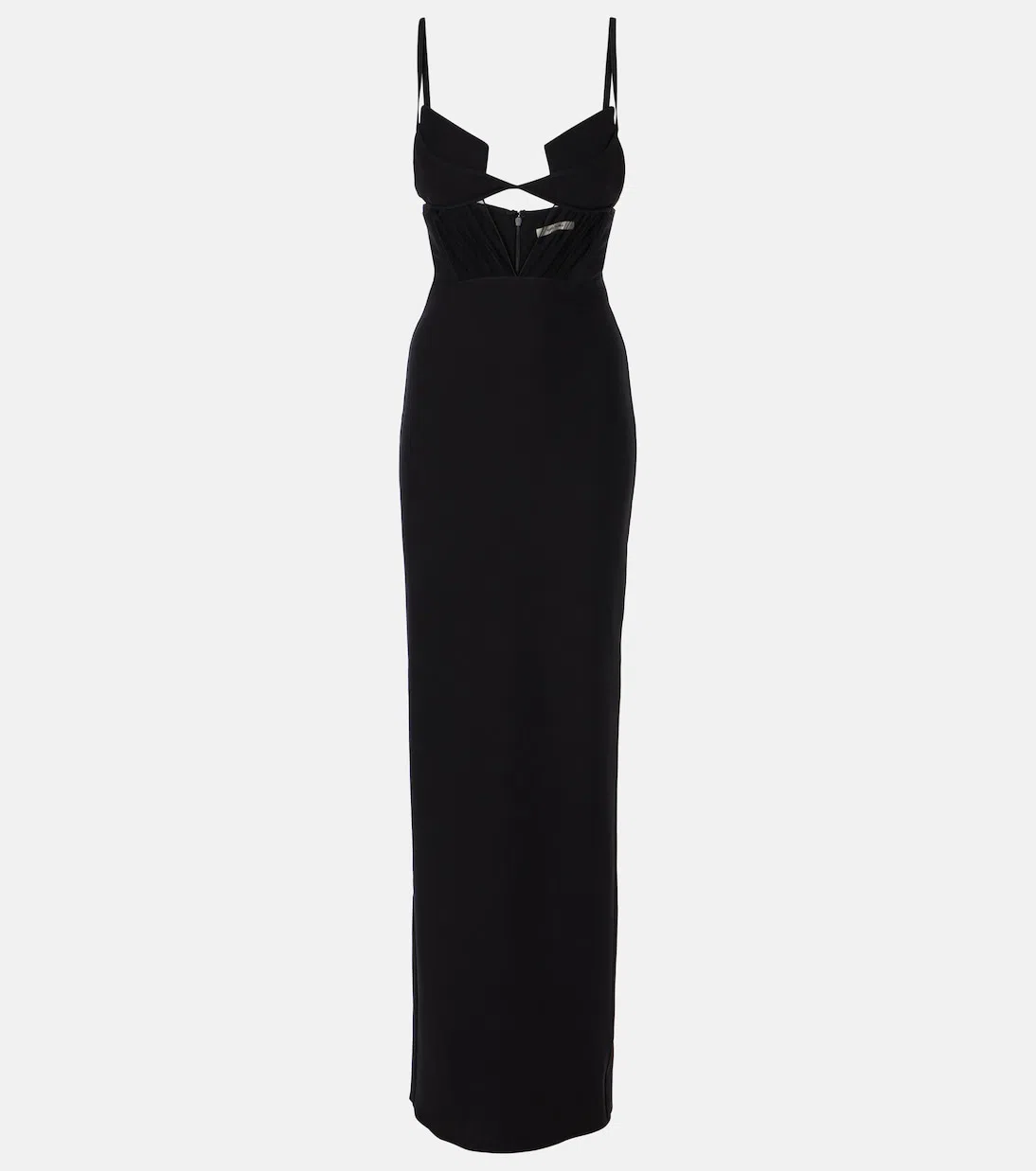 ATTICO Piccola Leather Shoulder Bag In Black