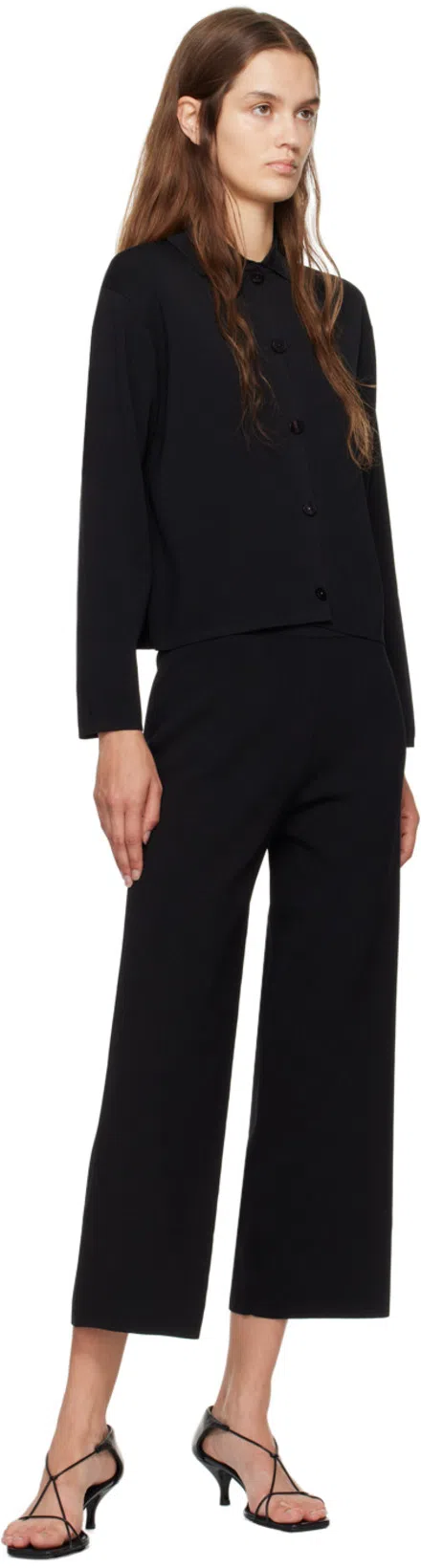 TOTÊME The Knot Leather Sandals In Black