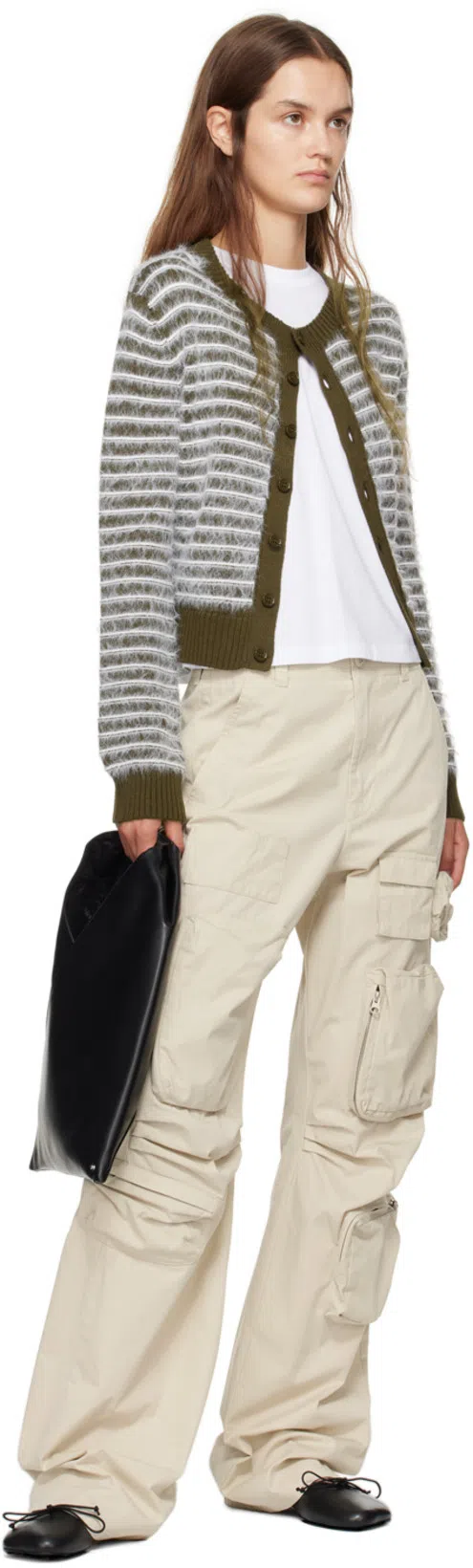 MM6 MAISON MARGIELA Mm6 By Maison Margiela Numeric Cotton Jersey T-shirt In White