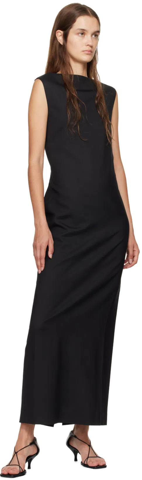 TOTÊME The Knot Leather Sandals In Black