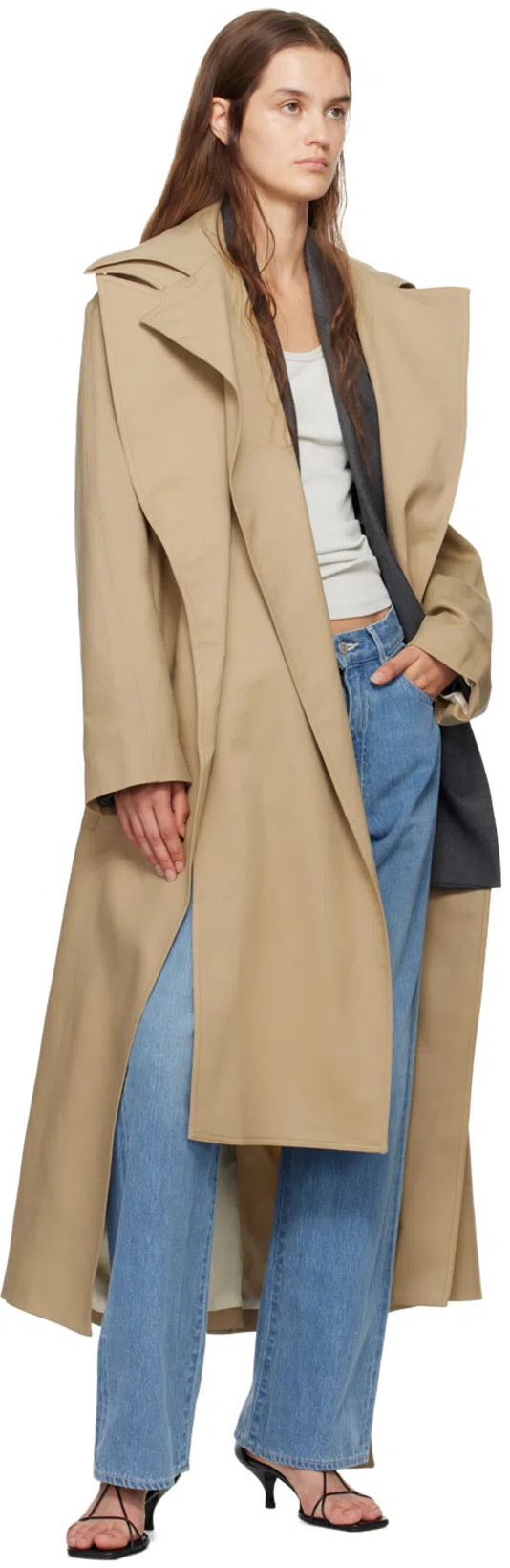 TOTÊME The Knot Leather Sandals In Black