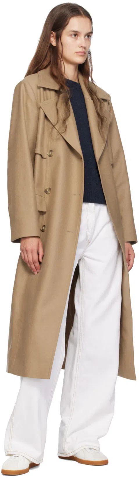 TOTÊME Toteme Leather Sneakers In White