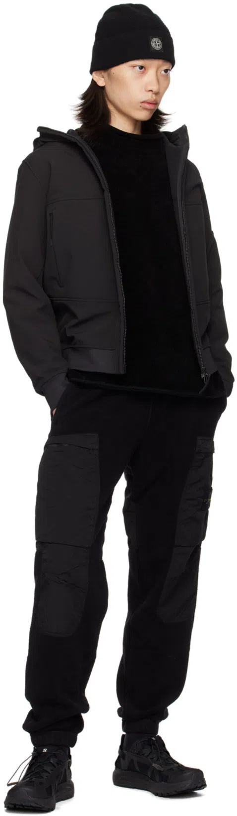 STONE ISLAND White Cotton Sweater