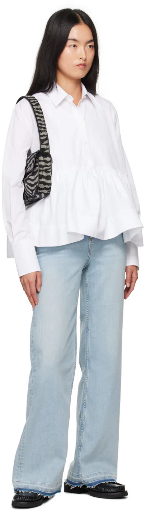 GANNI Women Feminine Buckle Loafers In Black