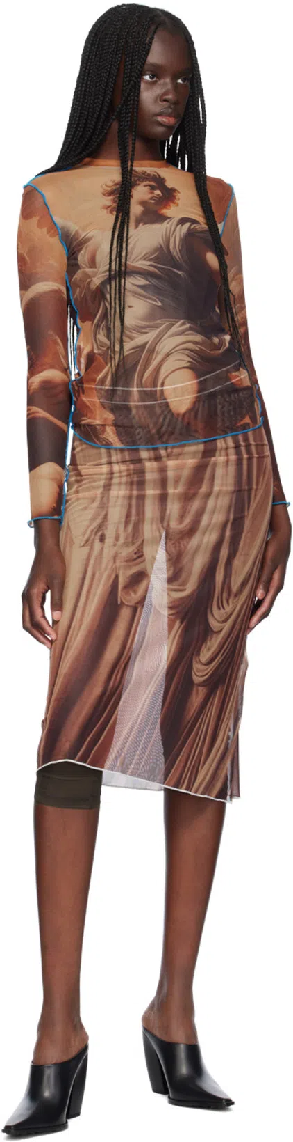 BOTTEGA VENETA Leather Tex Mules With Covered Heel 10cm In Black