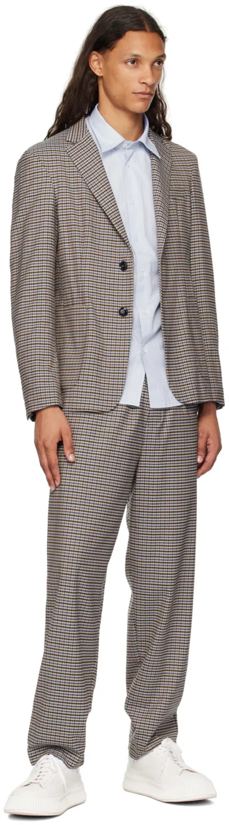 JIL SANDER White Low-top Platform Sneakers In 102 Neve