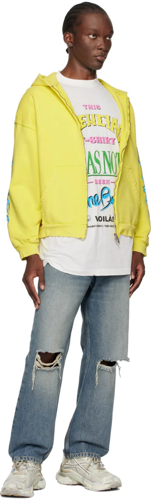 BALENCIAGA Be Right Back Running Sneakers In White