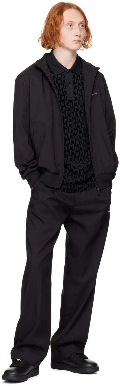 BURBERRY Black Sneakers With Textured Rubber Sole In Gray