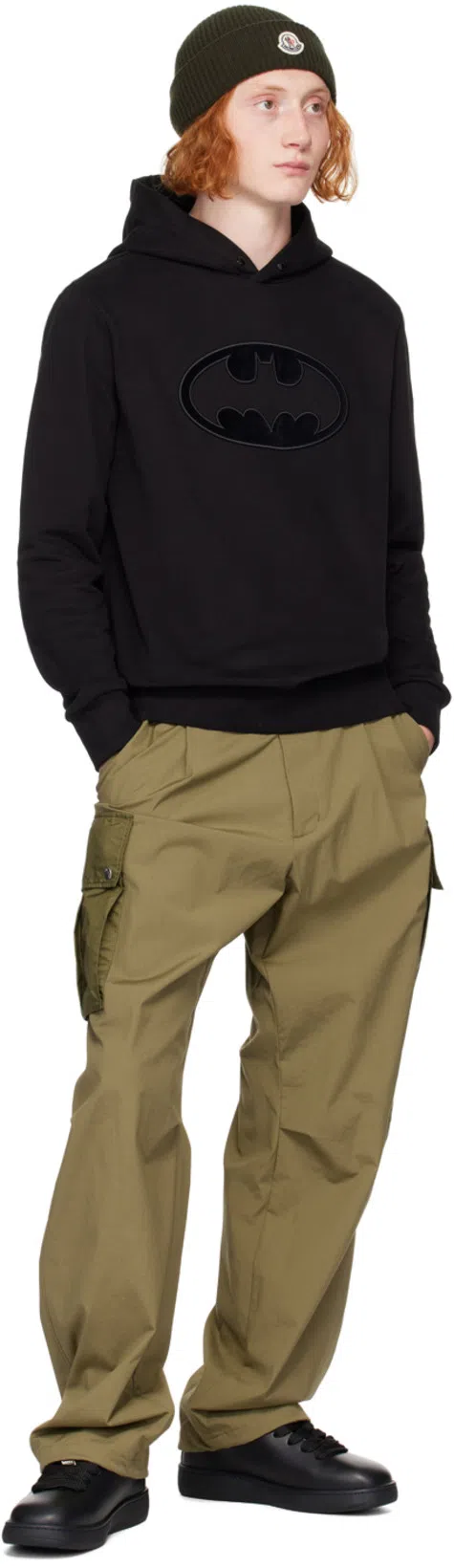 BURBERRY Black Sneakers With Textured Rubber Sole In Gray