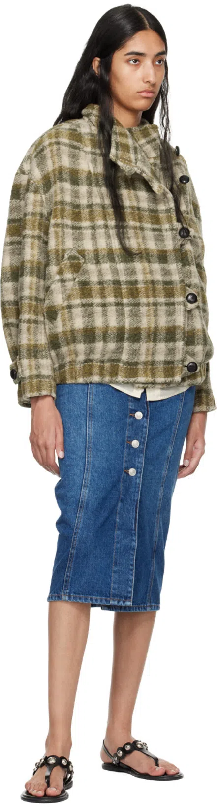 ISABEL MARANT ÉTOILE Denim Vandy Skirt For In Blue