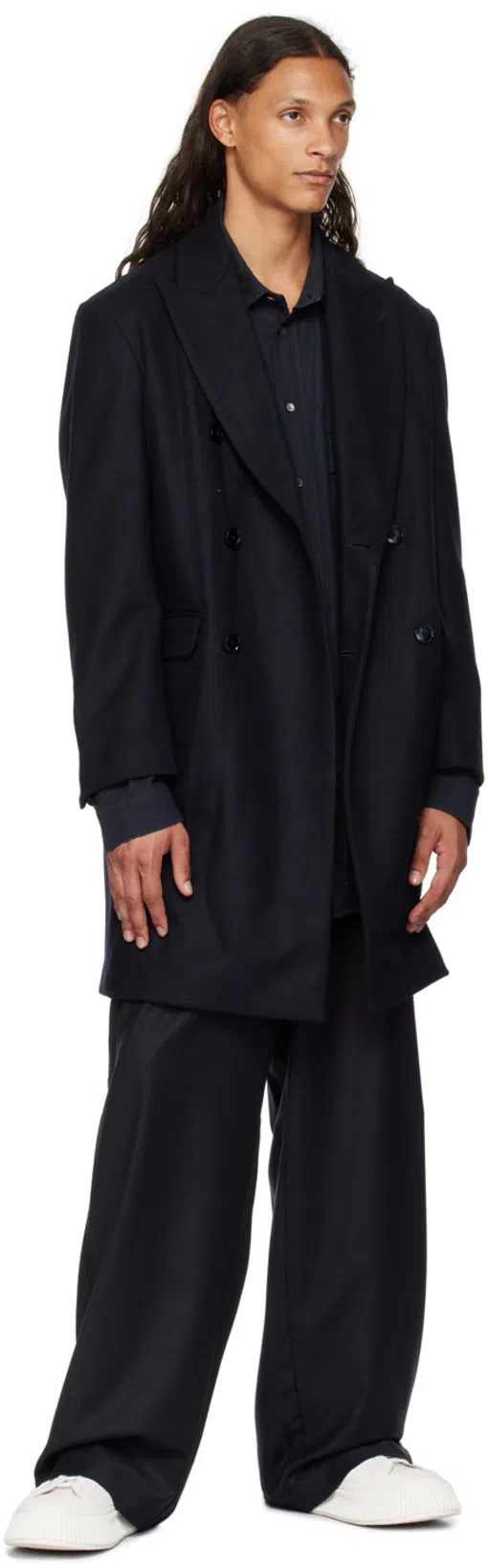 JIL SANDER White Low-top Platform Sneakers In 102 Neve