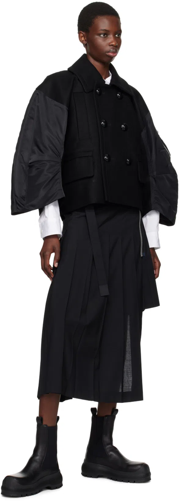 SACAI Jacket In Black