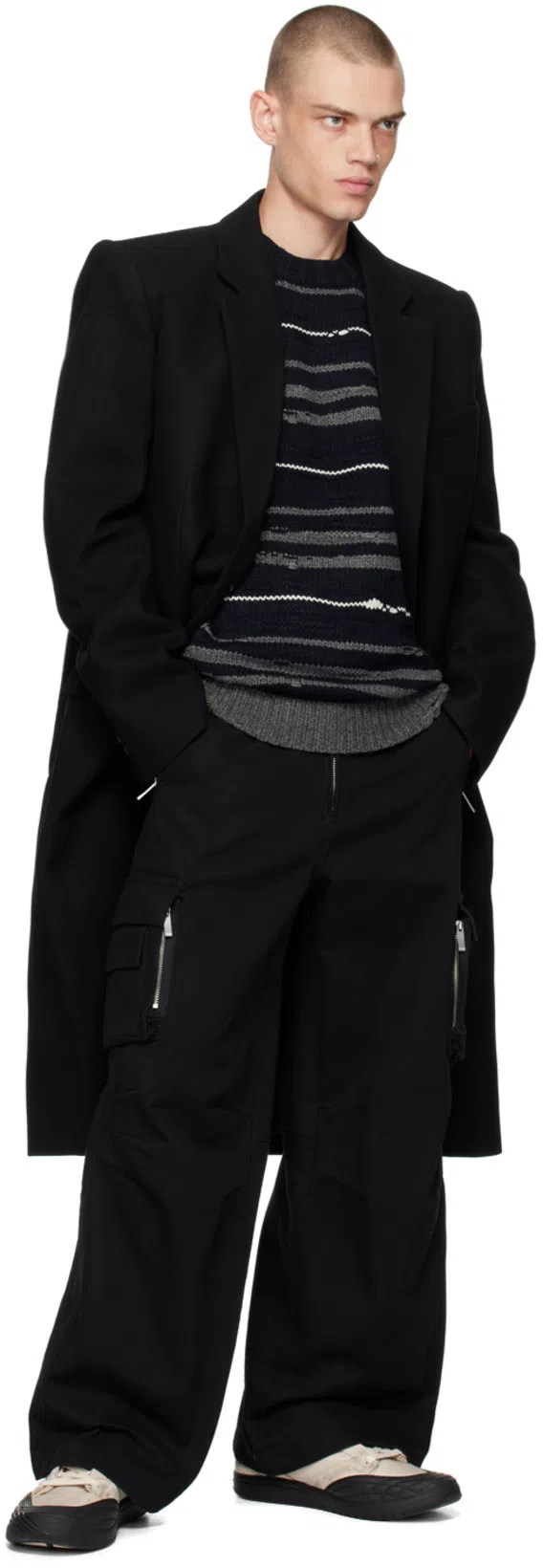 GIVENCHY Leather Sneakers In Neutrals