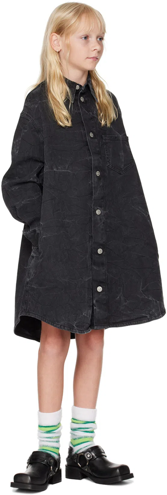 ACNE STUDIOS Black Buckle Loafers In 900 Black