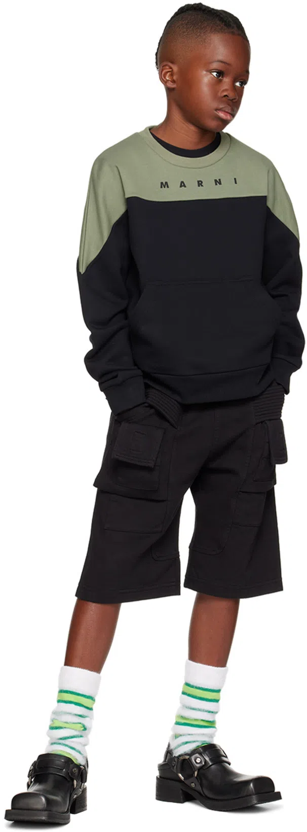 ACNE STUDIOS Black Buckle Loafers In 900 Black