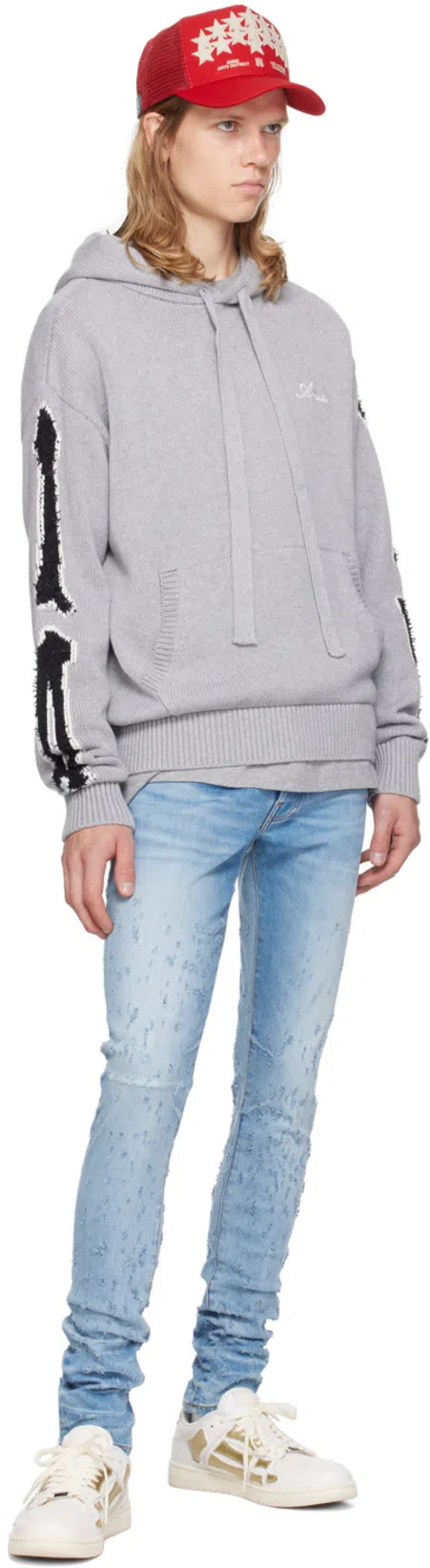 AMIRI Sweaters In Grey
