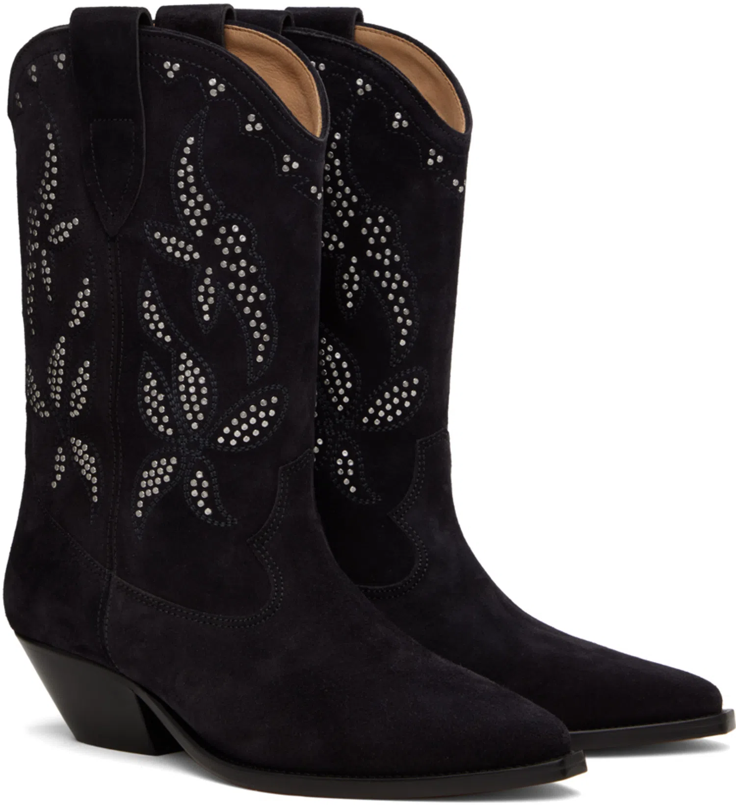 ISABEL MARANT Duerto Texan Boots With In Blue